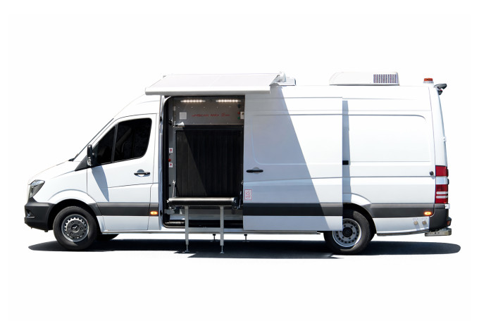 MXV SV single-view X-ray screening van